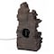 Gardenised Cascading Electric Powered 4-Tier Rock Water with LED Lights Fountain 24" QI004633 - alternate 6